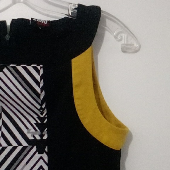 Point Zero colour block sleeveless shift dress - Picture 4 of 7
